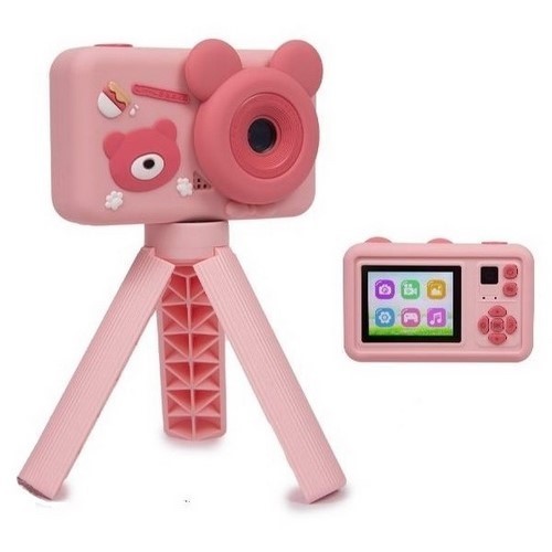 CAMARA FOTOS KOOLTECH IKIDS2A TEDDY ROSA